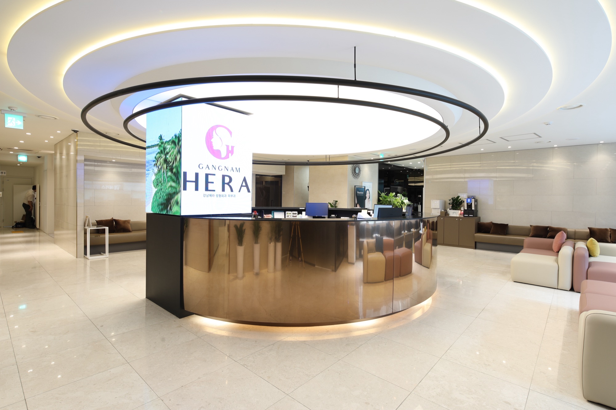 HERA Clinic interior in Gangnam, Seoul